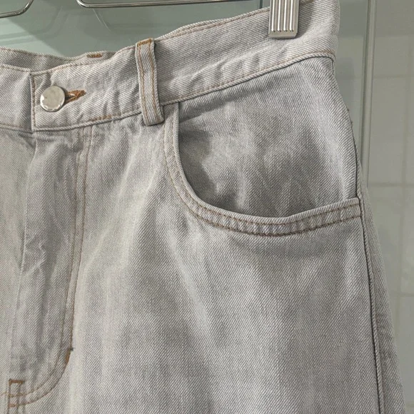 Rachel Comey Gray Wide-Leg Jeans - Picture 2 of 8